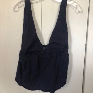 Honey Belle navy tank size L